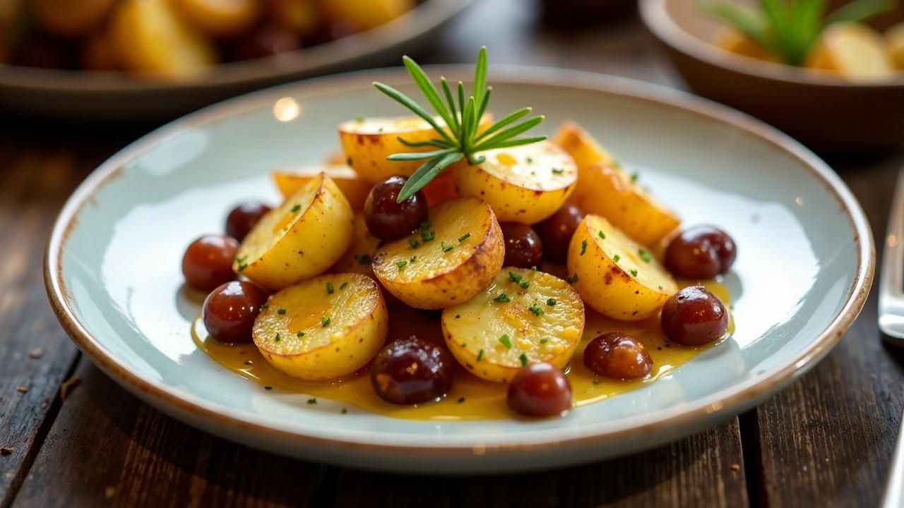 Bratkartoffeln mit Datteln