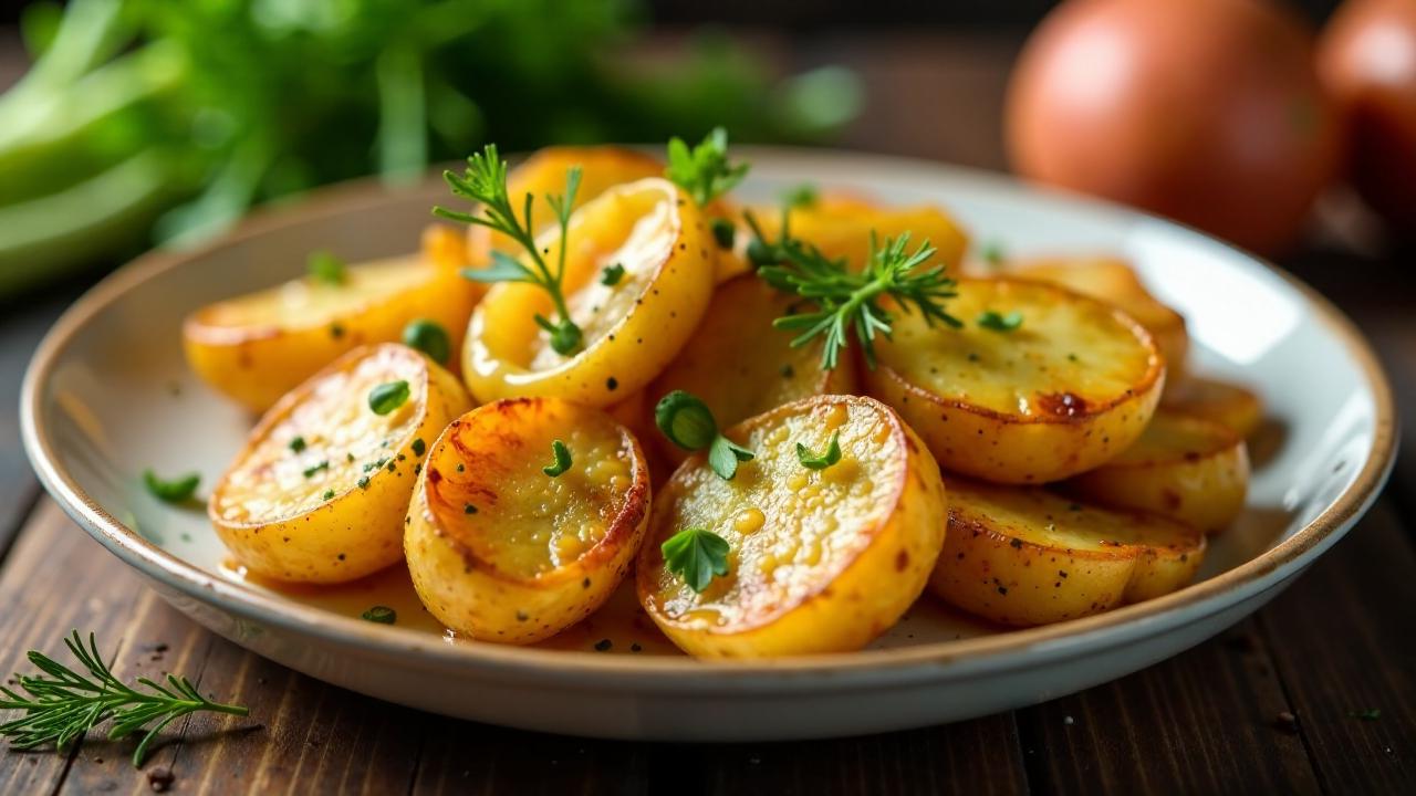 Bratkartoffeln mit Fenchel