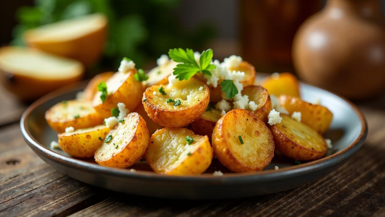 Bratkartoffeln mit Gorgonzola