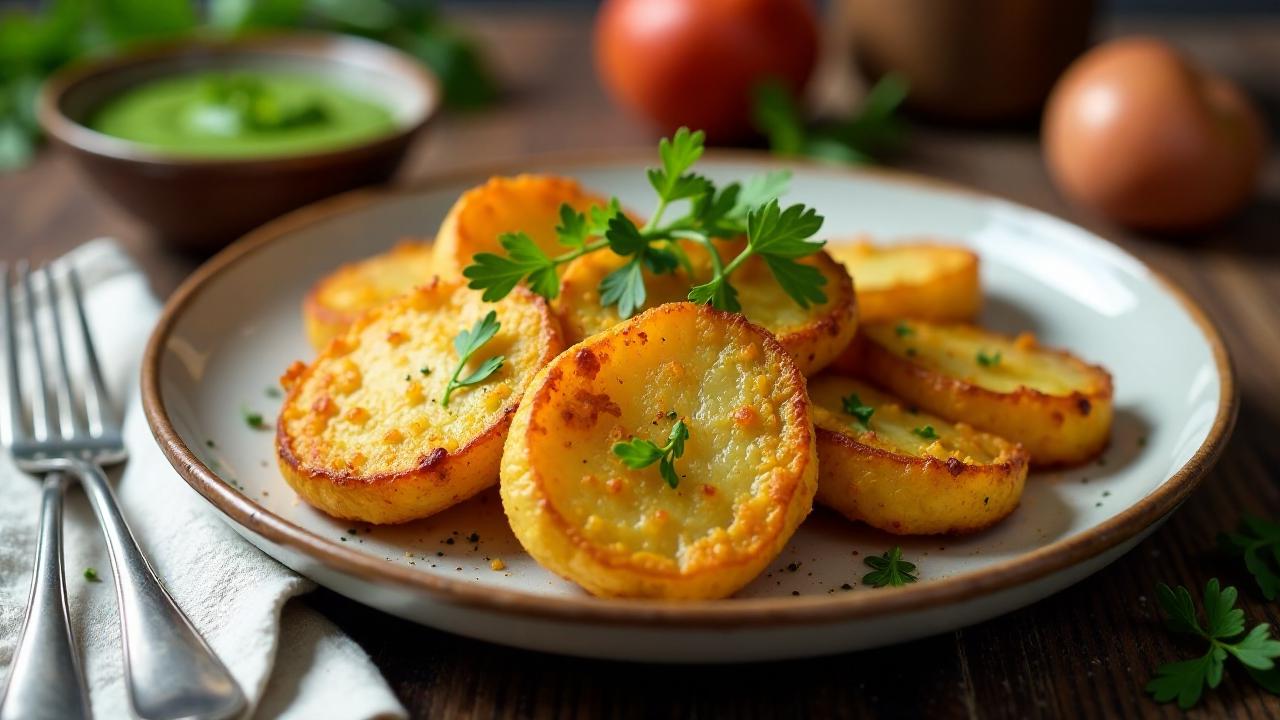 Bratkartoffeln mit Grüner Soße