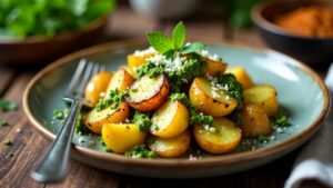 Bratkartoffeln mit Pesto