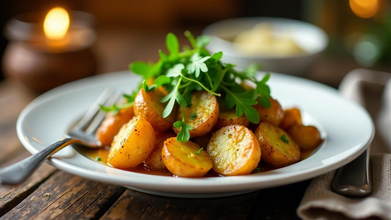 Bratkartoffeln mit Rucola