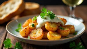 Bratkartoffeln mit Sahnematjes