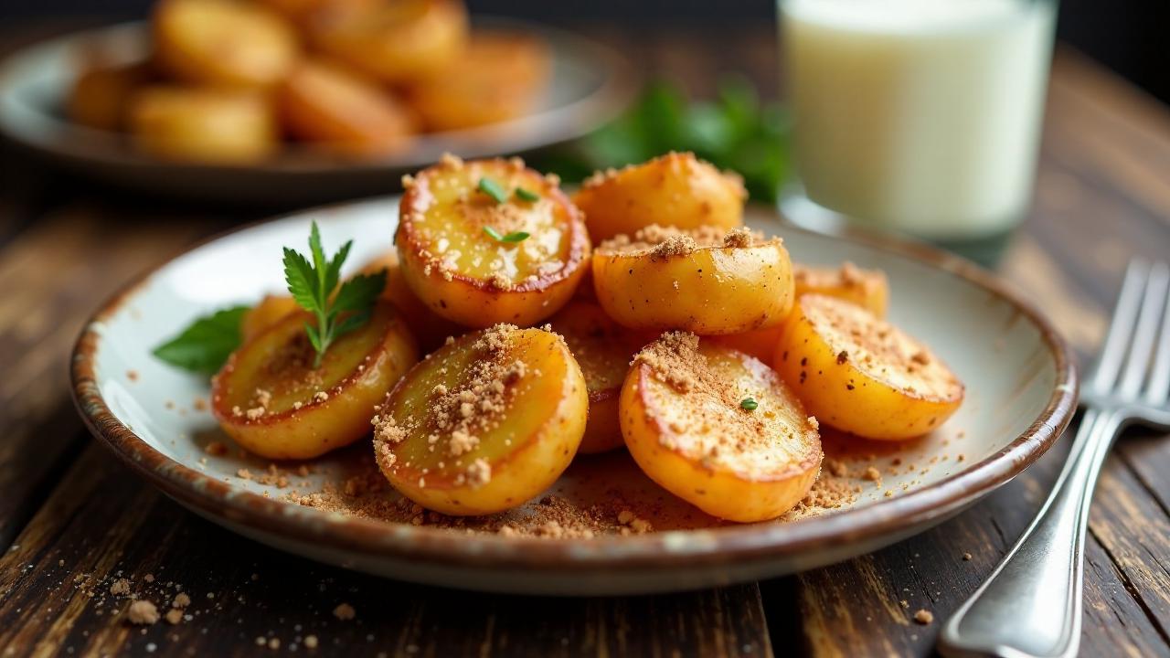 Bratkartoffeln mit Zimt und Zucker