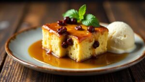 Bread Pudding with Whiskey Sauce