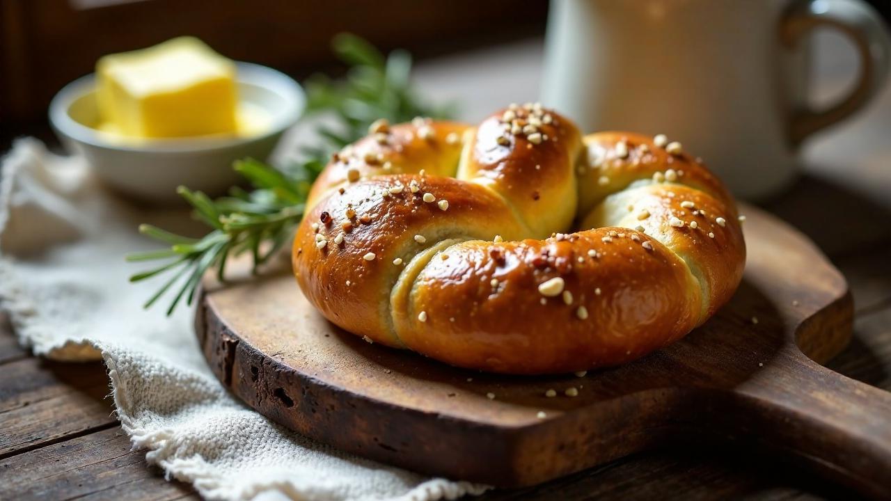 Brezeln mit Fenchel und Kümmel