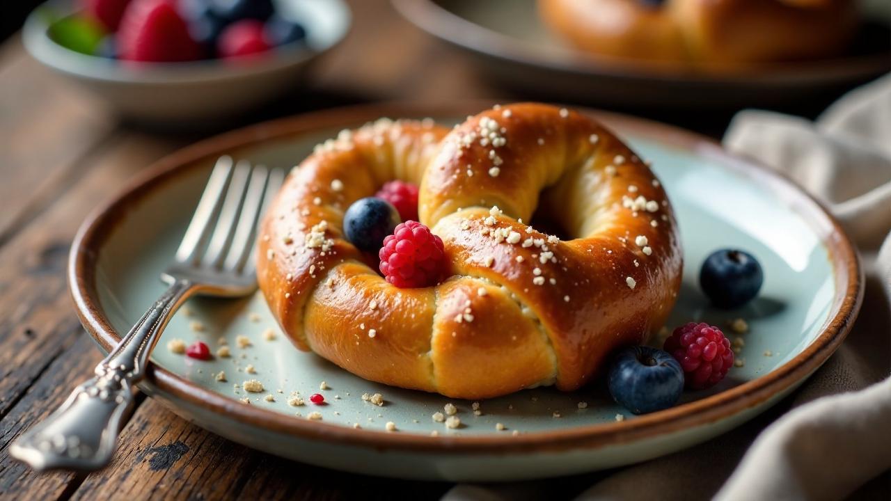 Brezen mit Waldfrüchten