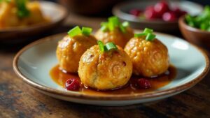 Brie & Cranberry Takoyaki