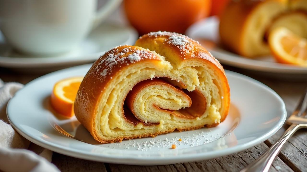 Brioche mit Orangen-Zimt-Swirl