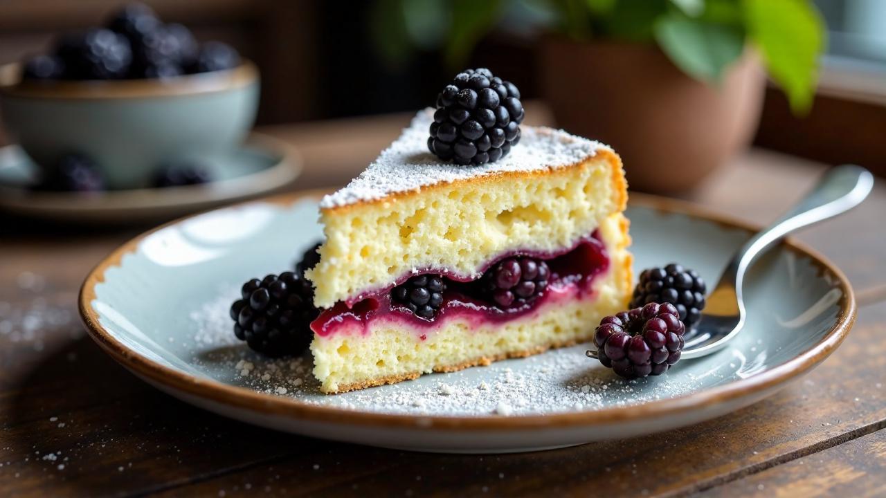 Brombeer-Biskuit-Cake