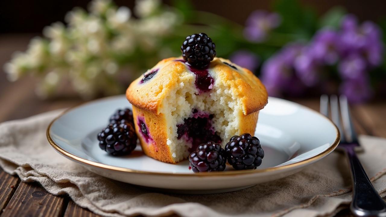 Brombeer-Frischkäse-Muffins