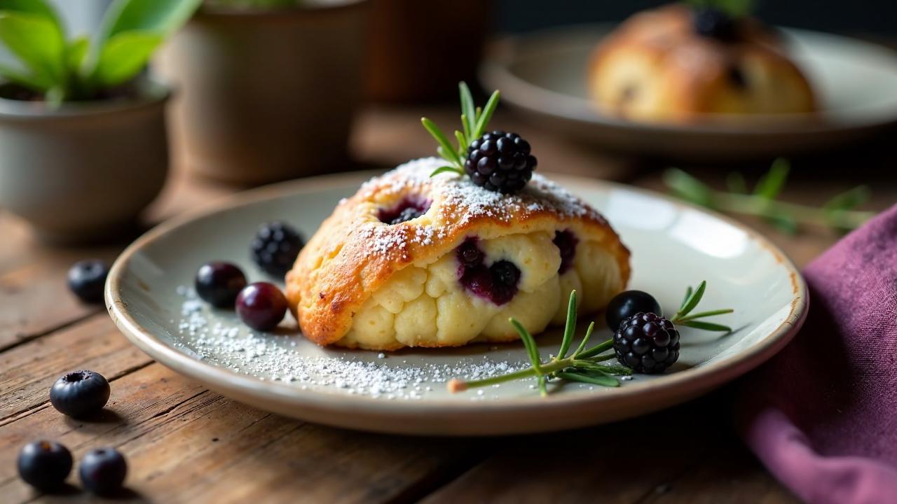 Brombeer-Rosmarin-Madeleines