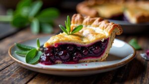 Brombeer-Salbei-Pie