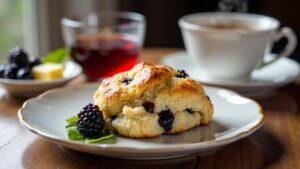 Brombeer-Scones