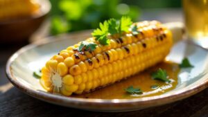 Brown Butter Corn – Maiskolben in brauner Butter.