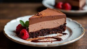 Brownie-Mousse-Kuchen