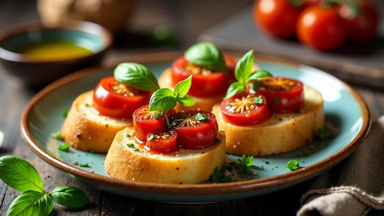 Bruschette con Pomodoro Secco