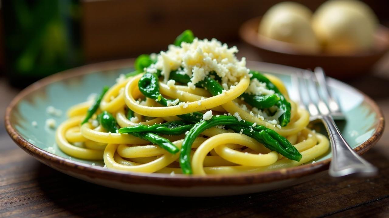 Bucatini con Broccoletti