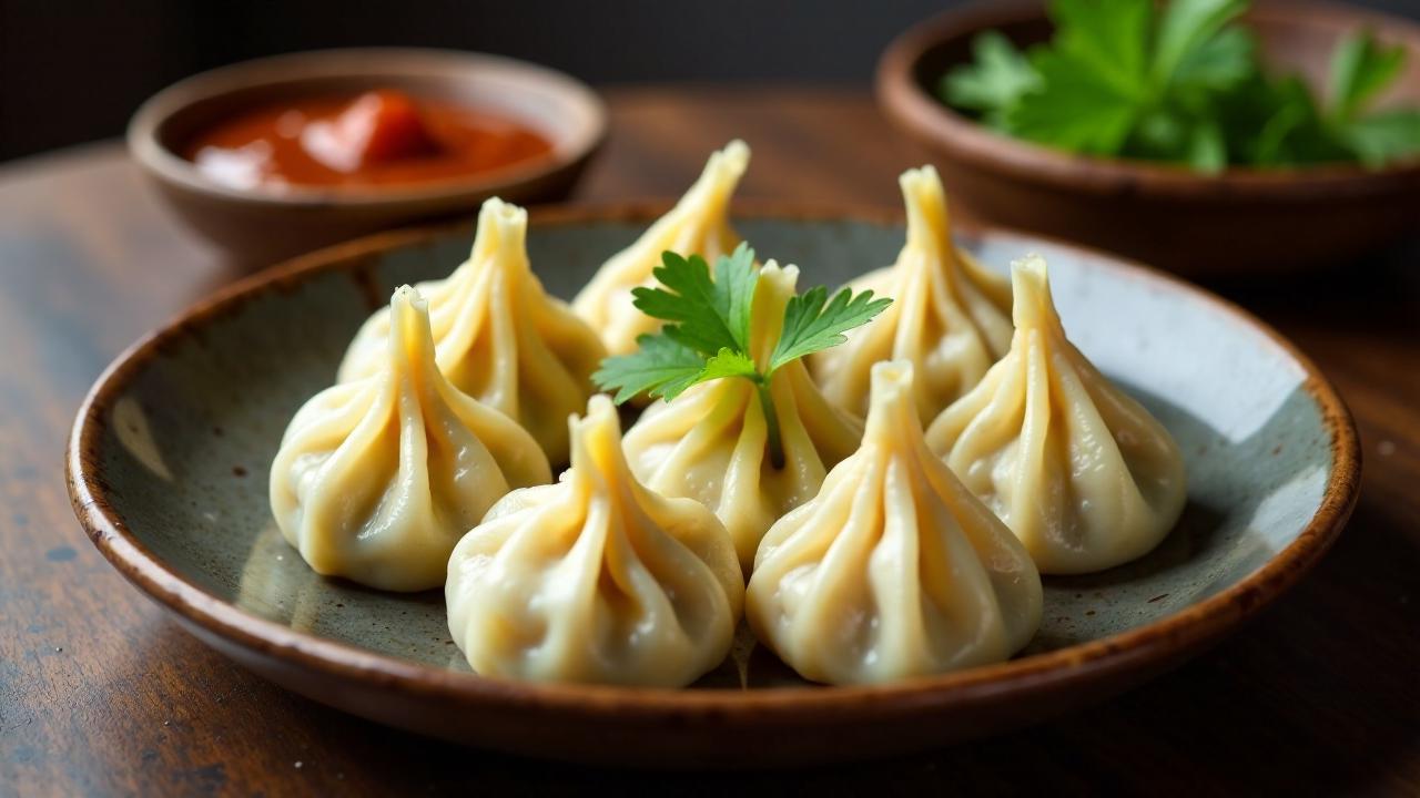 Buff Momos – Nepalesische Büffelfleisch-Teigtaschen