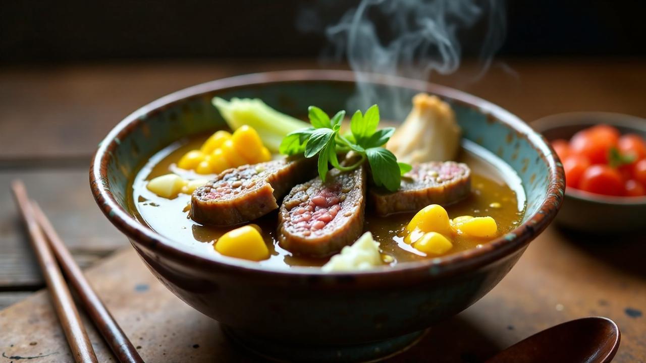 Bulalo (Rindermark-Knochensuppe)