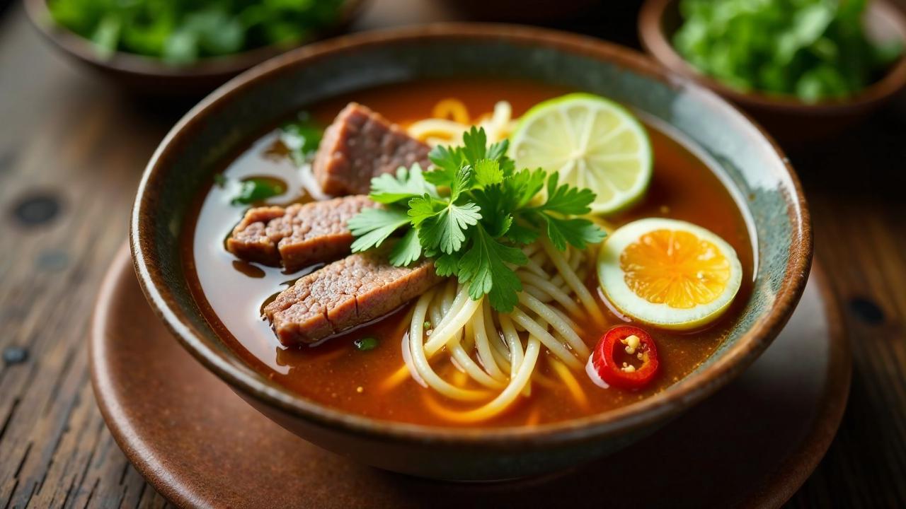 Bun Bo Hue mit Galgantwurzel