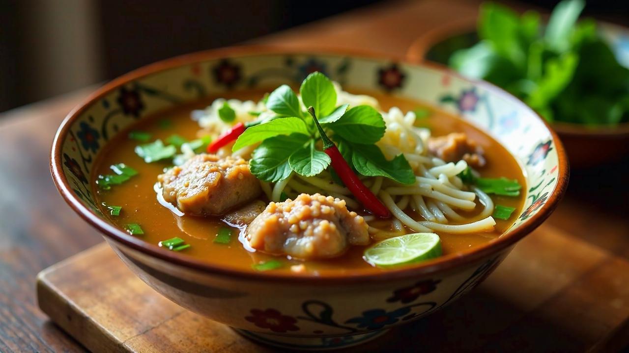 Bun Bo Hue mit Schweinefüßen