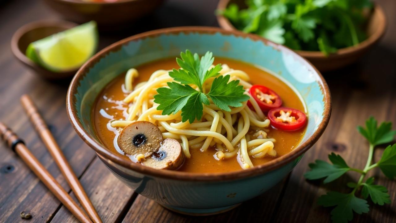 Bun Bo Hue mit Shiitake-Pilzen