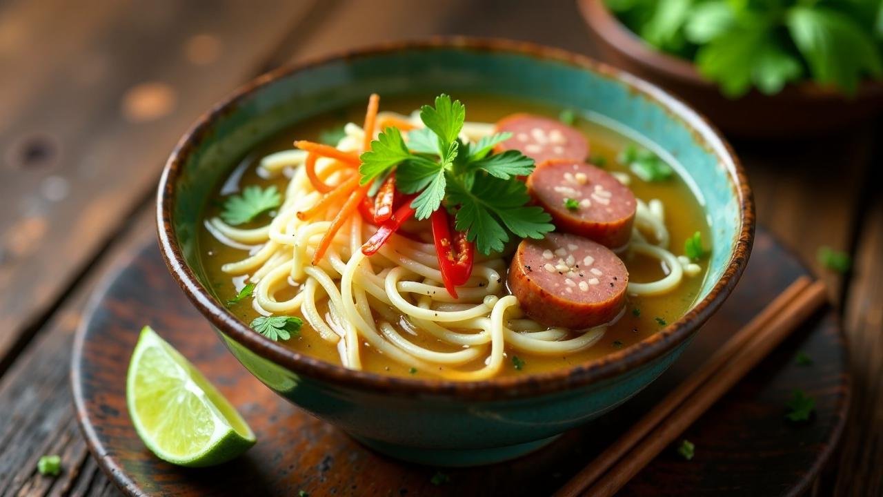 Bun Suong (Vietnamesische Wurstsuppe)