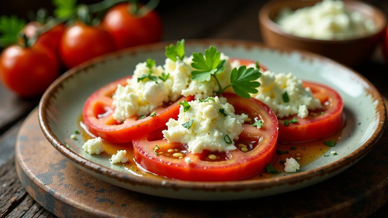 Bunter Tomaten-Saganaki