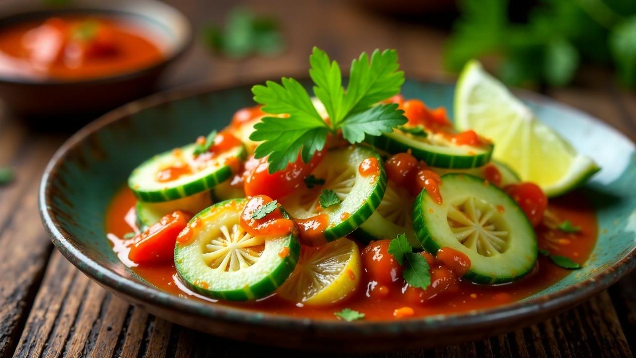 Burmese Spicy Cucumber – Würzige Gurken