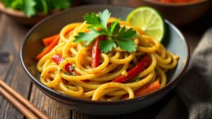 Burmese Yellow Noodles – Gelbe Nudeln