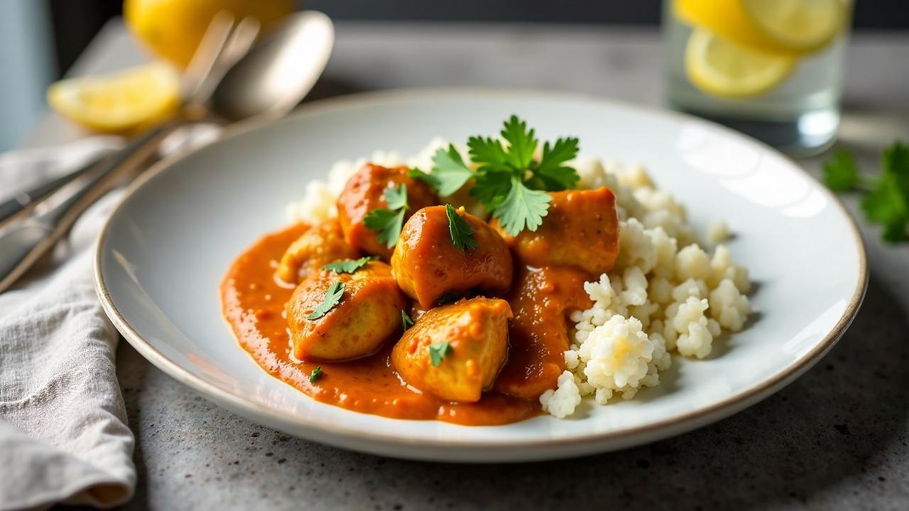 Butter Chicken Cauliflower Rice