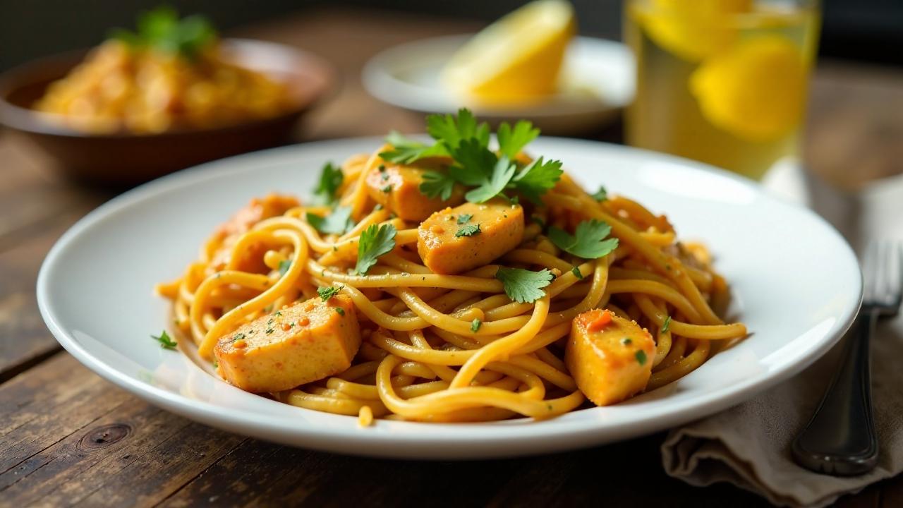 Butter Chicken Chow Mein