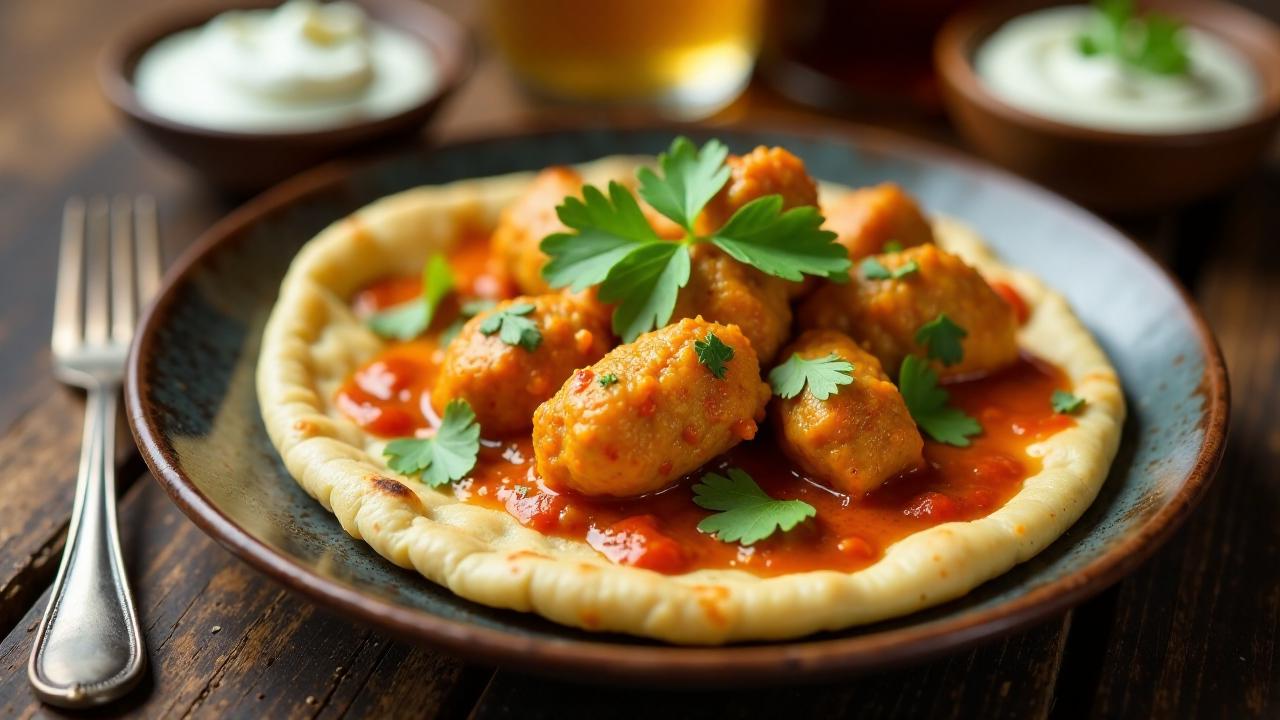 Butter Chicken Flatbread