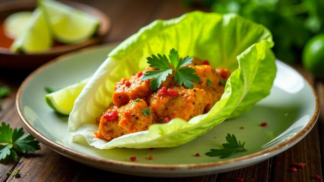 Butter Chicken Lettuce Cups