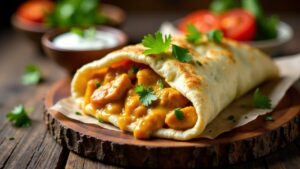 Butter Chicken Pita Pockets