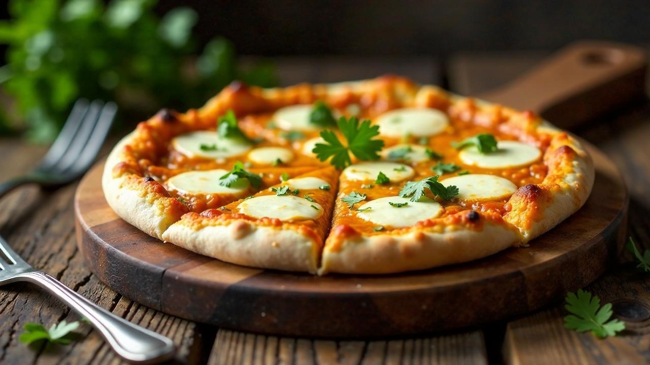 Butter Chicken Pizza