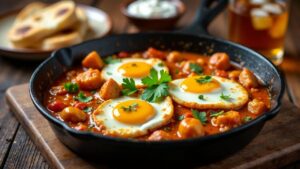 Butter Chicken Shakshuka