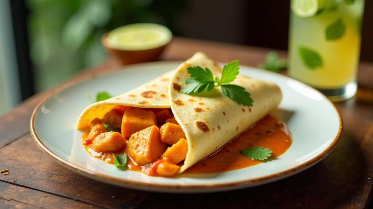 Butter Chicken Wraps