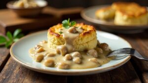 Buttermilk Biscuits and Sausage Gravy