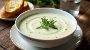 Byzanthineische Joghurtsuppe mit Dill