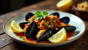 Cajun Steamed Mussels