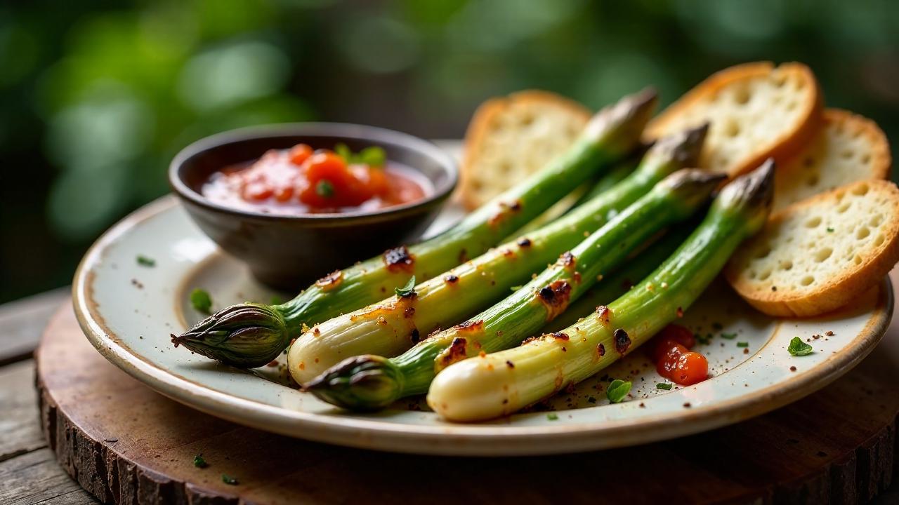 Calcotada: Gegrillte Frühlingszwiebeln