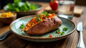 Camote al Horno (Baked Sweet Potato)