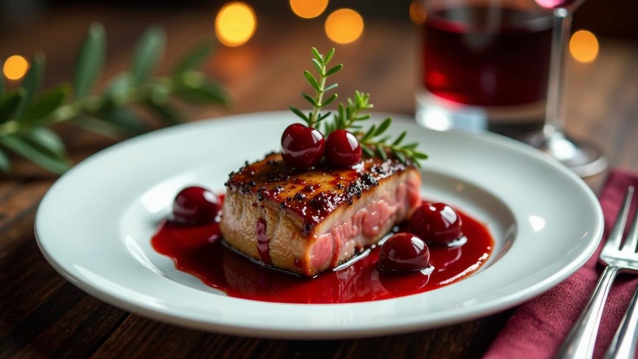 Canard aux Cerises: Ente mit Kirschsauce