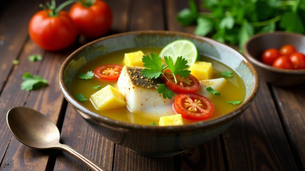 Canh Chua (Säuerliche Fischsuppe)