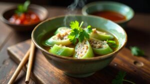 Canh Kho Qua (Bittermelonen-Suppe)