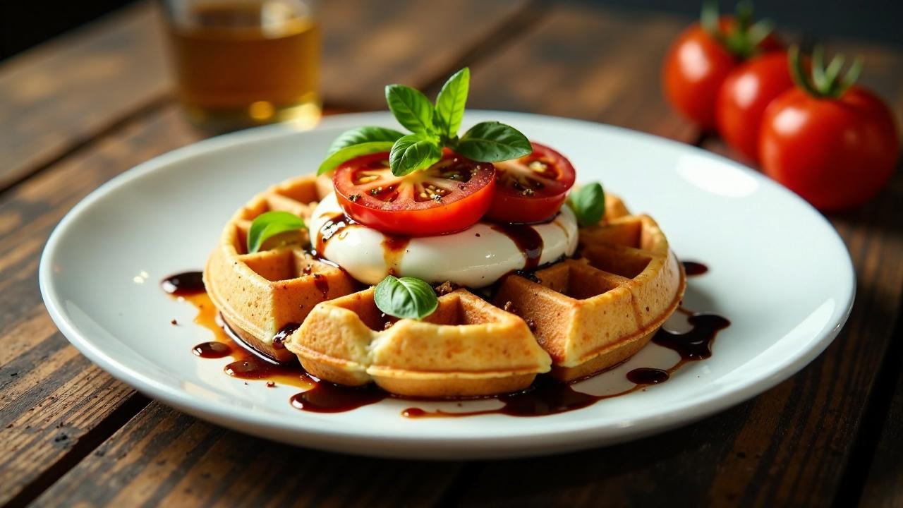 Caprese-Waffeln