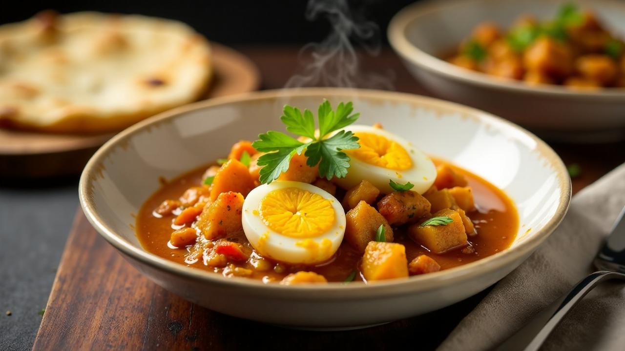 Caramelized Onions and Egg Curry – Karamellisierter Zwiebel-Eier-Curry