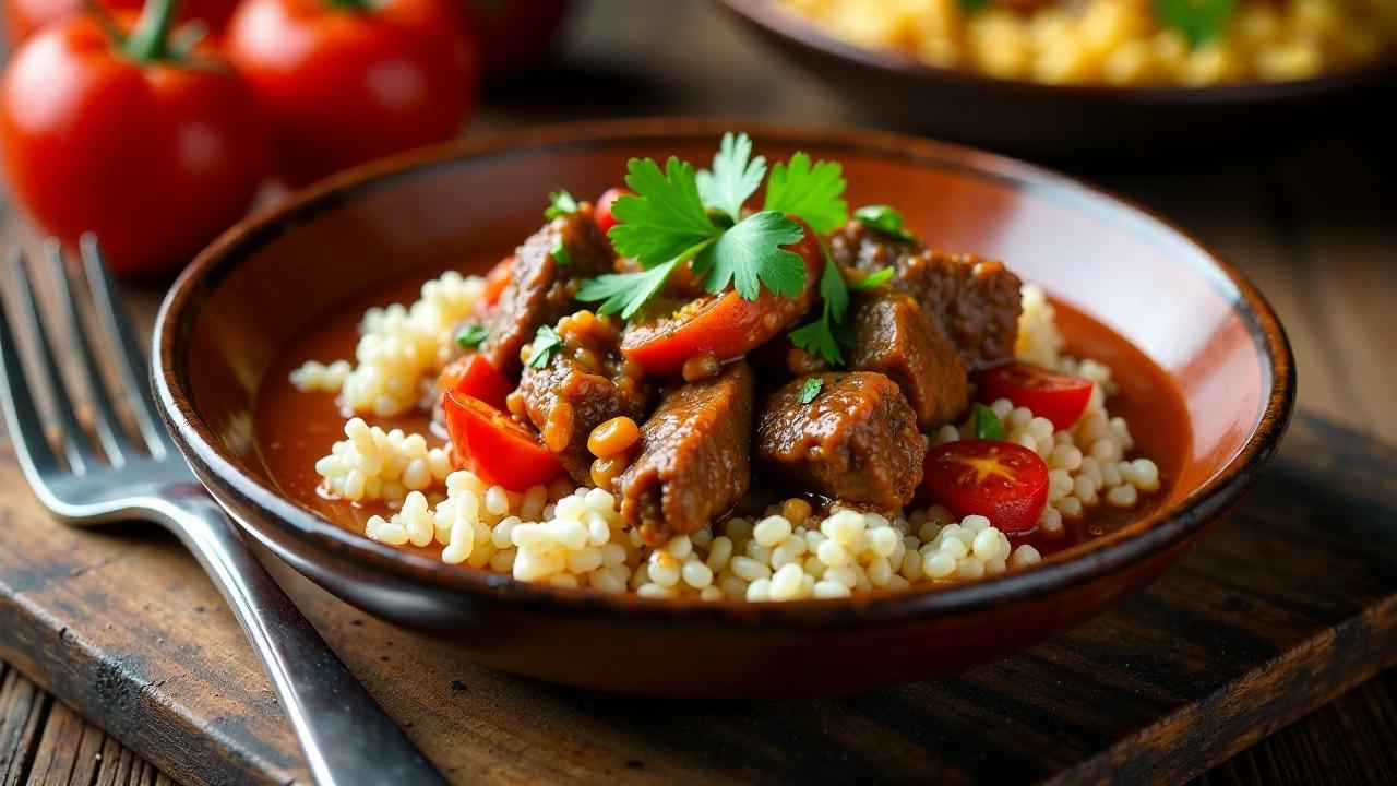 Carne Guisada: Geschmortes Rindfleisch